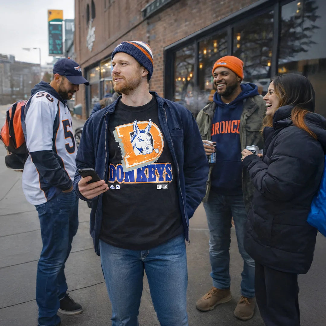 Denver Donkeys - [Not the Broncos] Tee on-body fit