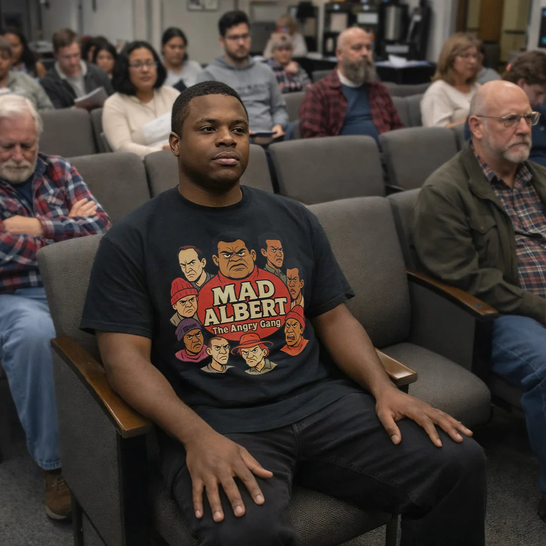 Mad Albert Tee on-body fit