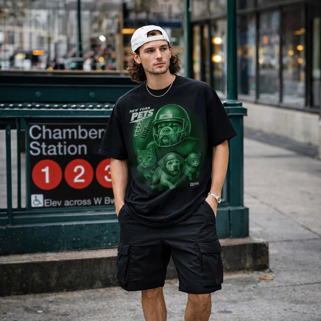 New York Pets - [Not the Jets] Tee on-body fit