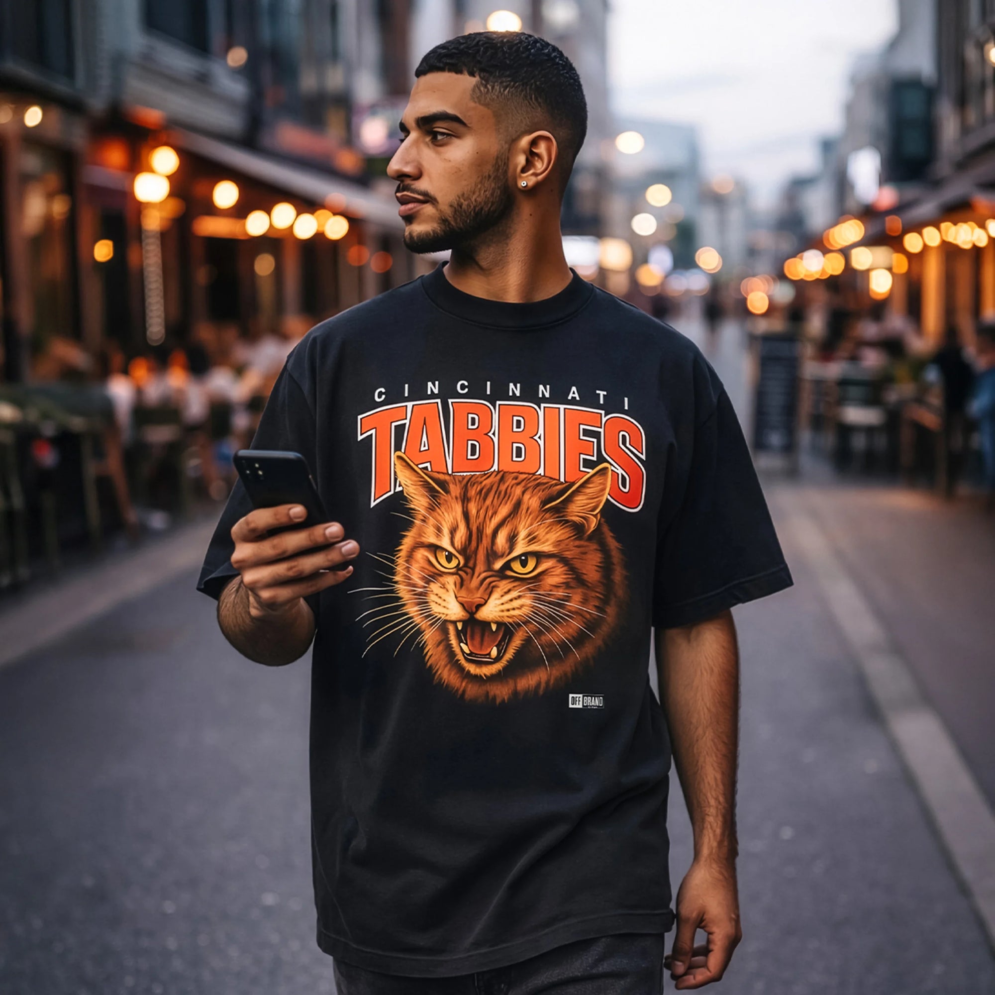 Cincinnati Tabbies - [Not the Bengals] Tee on-body fit